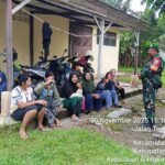 TNI AD Gelar Komsos, Pererat Silaturahmi dan Jaga Keharmonisan di Desa Air Duren