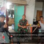 Tingkatkan Kewaspadaan Cuaca Ekstrem, Babinsa Sertu Noviandy Gelar Komsos dengan Warga Pesisir Nelayan 2 Sungailiat