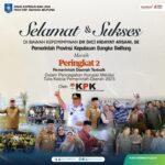 Di Bawah Kepemimpinan Gubernur Hidayat Arsani, Babel Raih Penghargaan KPK: Dinas KUKM Beri Apresiasi Penuh