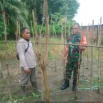 Babinsa Kelurahan Kenanga Laksanakan Komsos Bahas Kondisi Ekonomi Warga