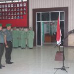 Dandim 0413/Bangka Pimpin langsung Korps Raport Pelepasan Personel Alih Tugas