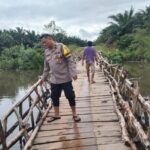 Polres Bangka Barat Pastikan Akses Warga di Mancung Tetap Aman Pasca Banjir