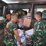 Kodim 0308/Padang Pariaman Salurkan Bantuan Kemanusiaan dari KASAD AD Ke Wilayah Batang Anai