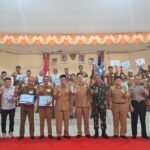 Dandim 0431/Bangka Barat Hadiri Pemberian Penghargaan PBB-P2, Bupati Apresiasi Wajib Pajak dan Desa Berprestasi