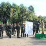 Dandim 0413/Bangka Dampingi Danrem 045/Garuda Jaya pada Penyerahan Simbol Yudha Wastu Pramuka Jaya di Hari Juang Infanteri 2025