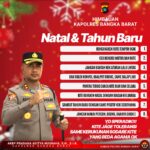 Kapolres Bangka Barat Imbau Masyarakat Jaga Toleransi dan Keamanan Selama Ops Lilin Nataru 2025