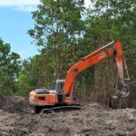 Ditreskrimsus Polda Babel Tertibkan Tambang Timah Ilegal di Kawasan Hutan Produksi Belinyu